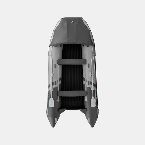 Надувная лодка GLADIATOR E420PRO светло-темносерый