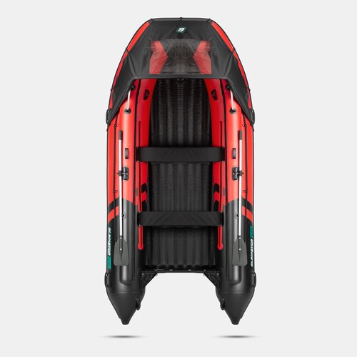 Надувная лодка GLADIATOR E420X PRO красно-черный