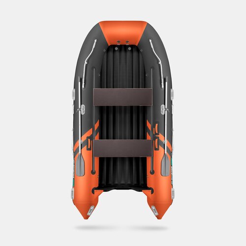 Надувная лодка GLADIATOR E450S оранжево/темно-серый